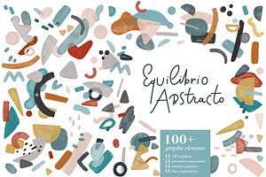 Abstract Balance Graphic Set