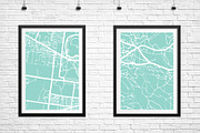 London England City Map in Retro, a Transportation Illustration by Booblgum (Thumbnail 6 of 8)