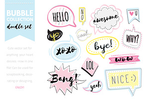 Bubble doodle set