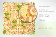 Seamless pattern of Italian pasta 3, a Pattern Graphic by Yummy (Thumbnail 2 of 6)