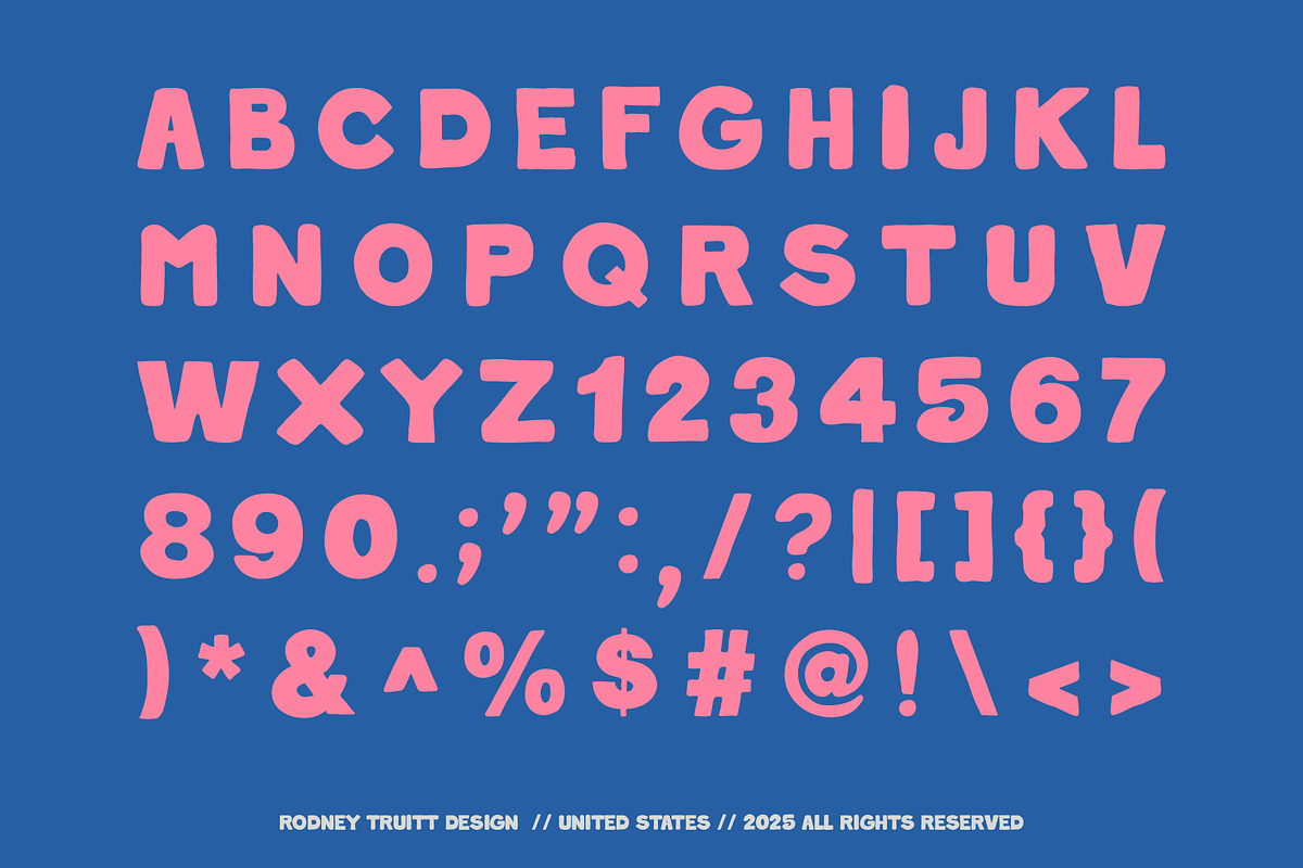 RT Humdinger, a Font by Rodney Truitt Jr (Photo 9 of 12)