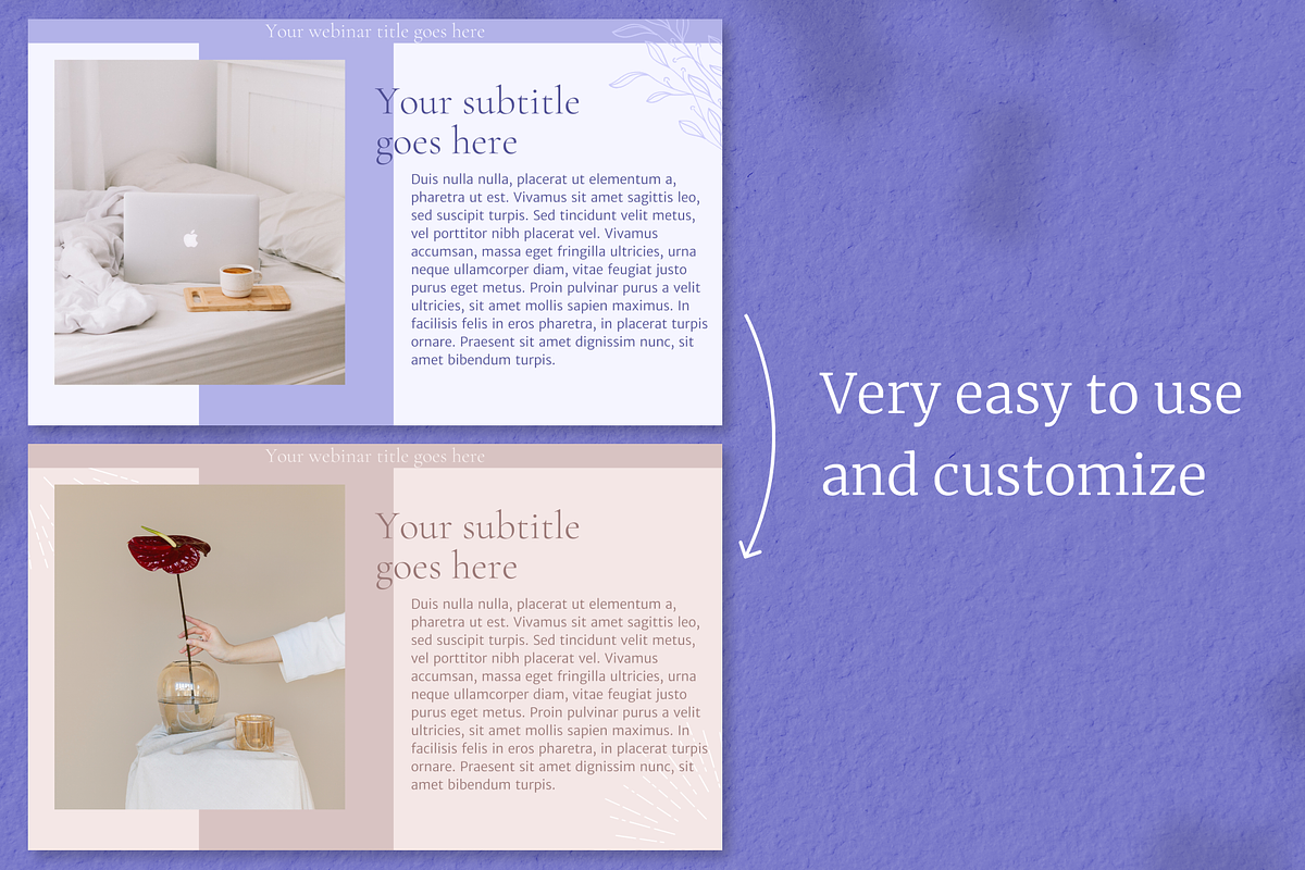 Webinar canva slides, a Presentation Template by DesignKora (Photo 3 of 10)
