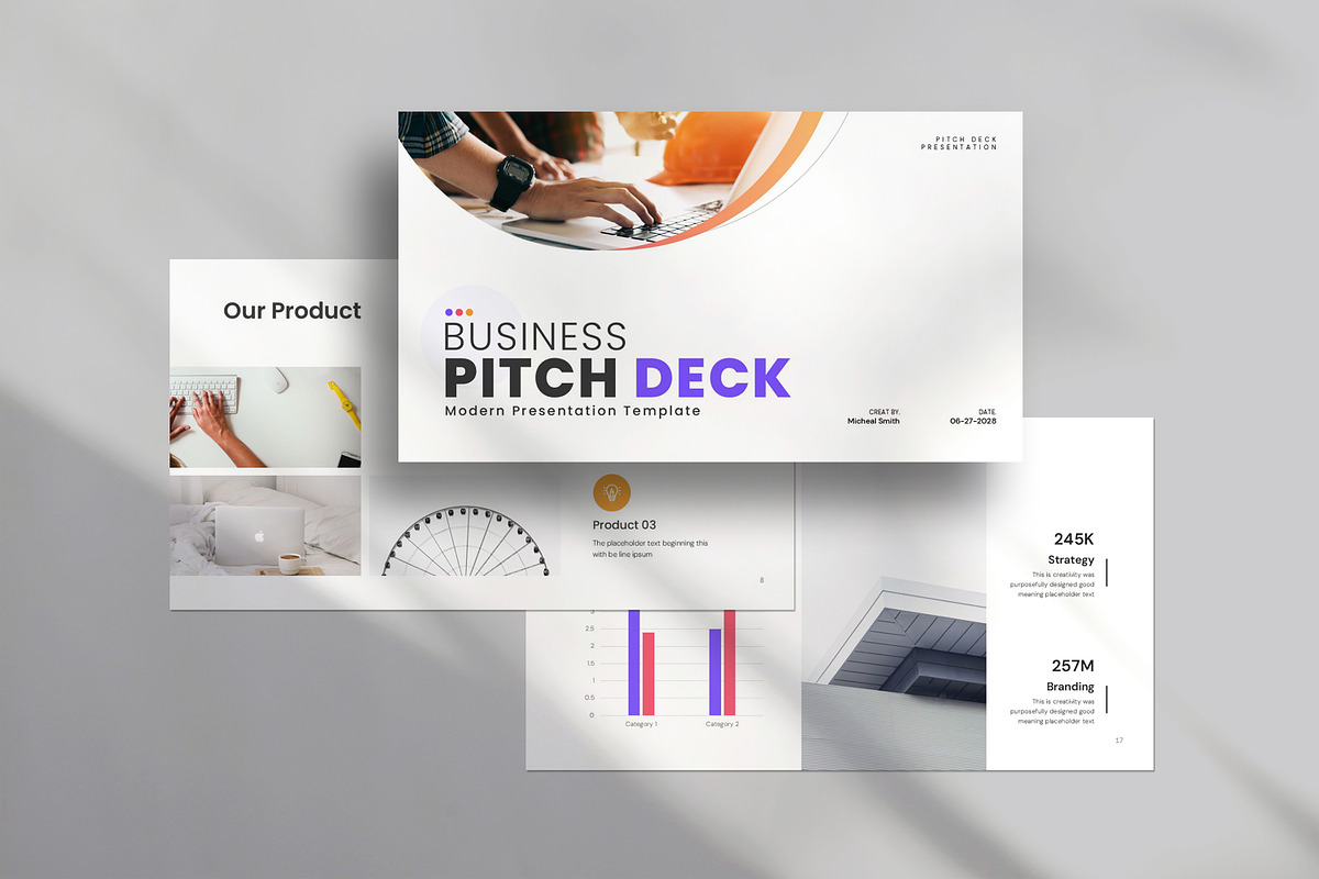 Business Pitch Deck Presentation preview 3