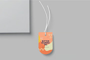 Side Oval Shape Tag Mockups, an Advertising Mockup by megostudi0 (Thumbnail 6 of 7)