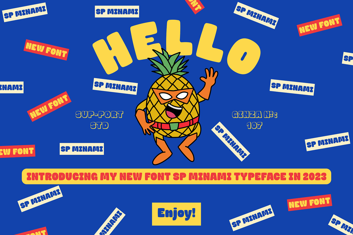 SP MINAMI FONT BUNDLE ILUSTRATIONS, a Sans Serif Font by Sup.Port Studio (Photo 2 of 11)
