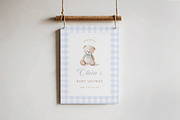 Teddy Bear Baby Shower Welcome Sign, a Flyer Template by LucaTheme (Thumbnail 3 of 6)
