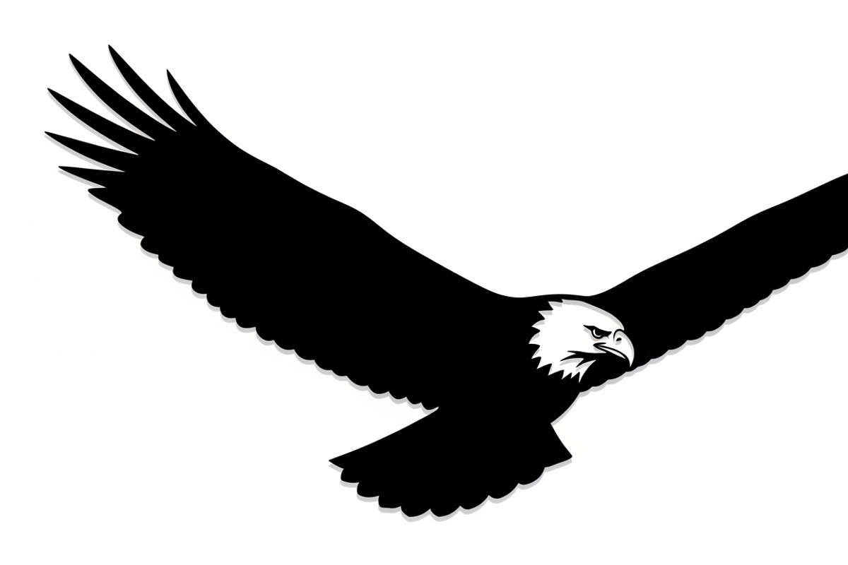 Powerful eagle flying wall art, an Illustration by Amazin_art (Photo 16 of 26)