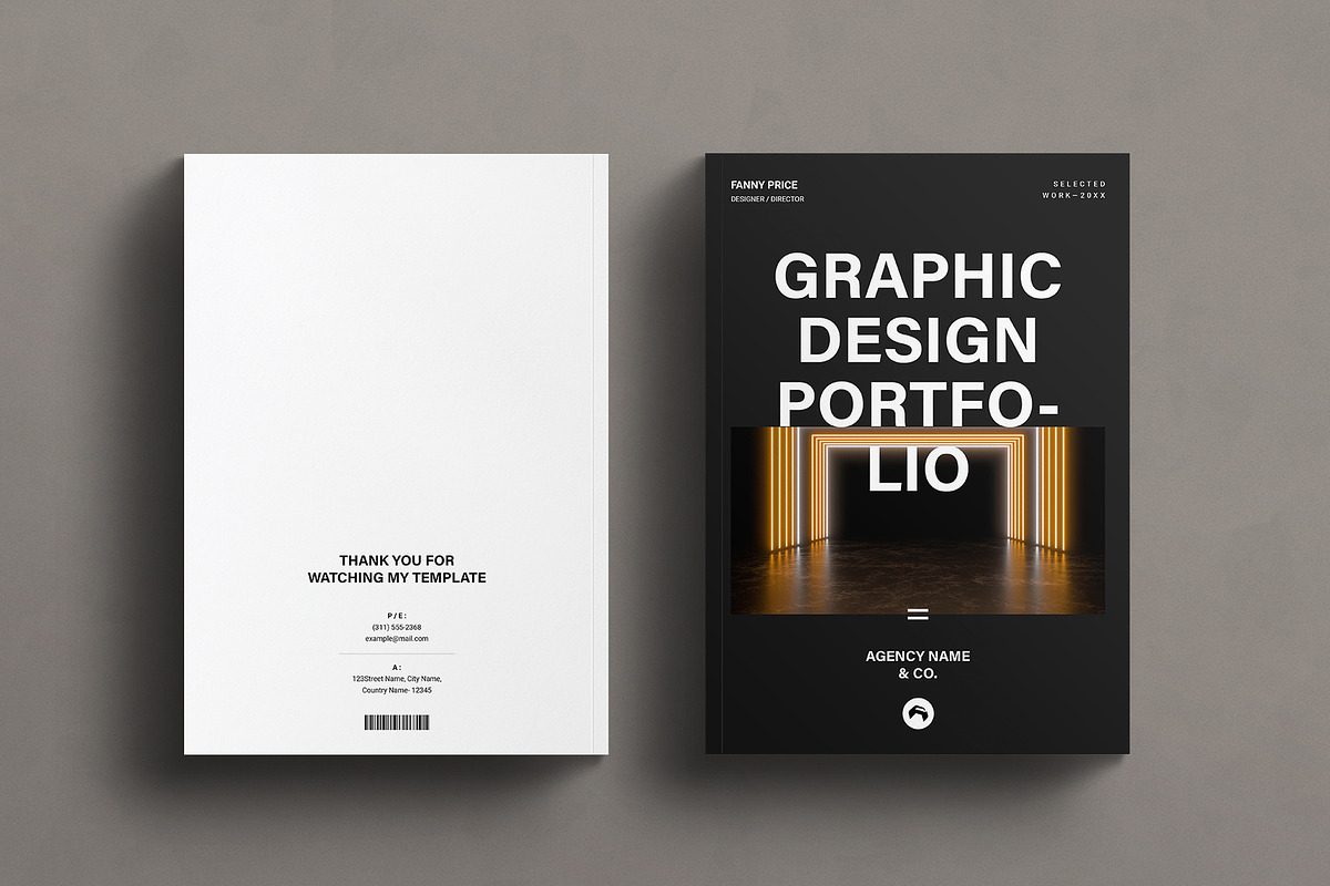 Graphic Design Portfolio Brochure, a Brochure Template by E-Type (Photo 8 of 8)