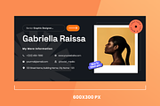 Bold Modern Minimal Email Signature, an UI Kit Template by SquidPixey (Thumbnail 4 of 4)
