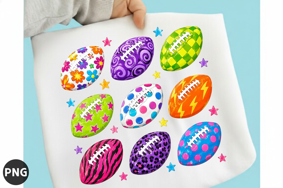 Preppy Football PNG, a Seasonal Illustration by designcity5 (Photo 1 of 4)
