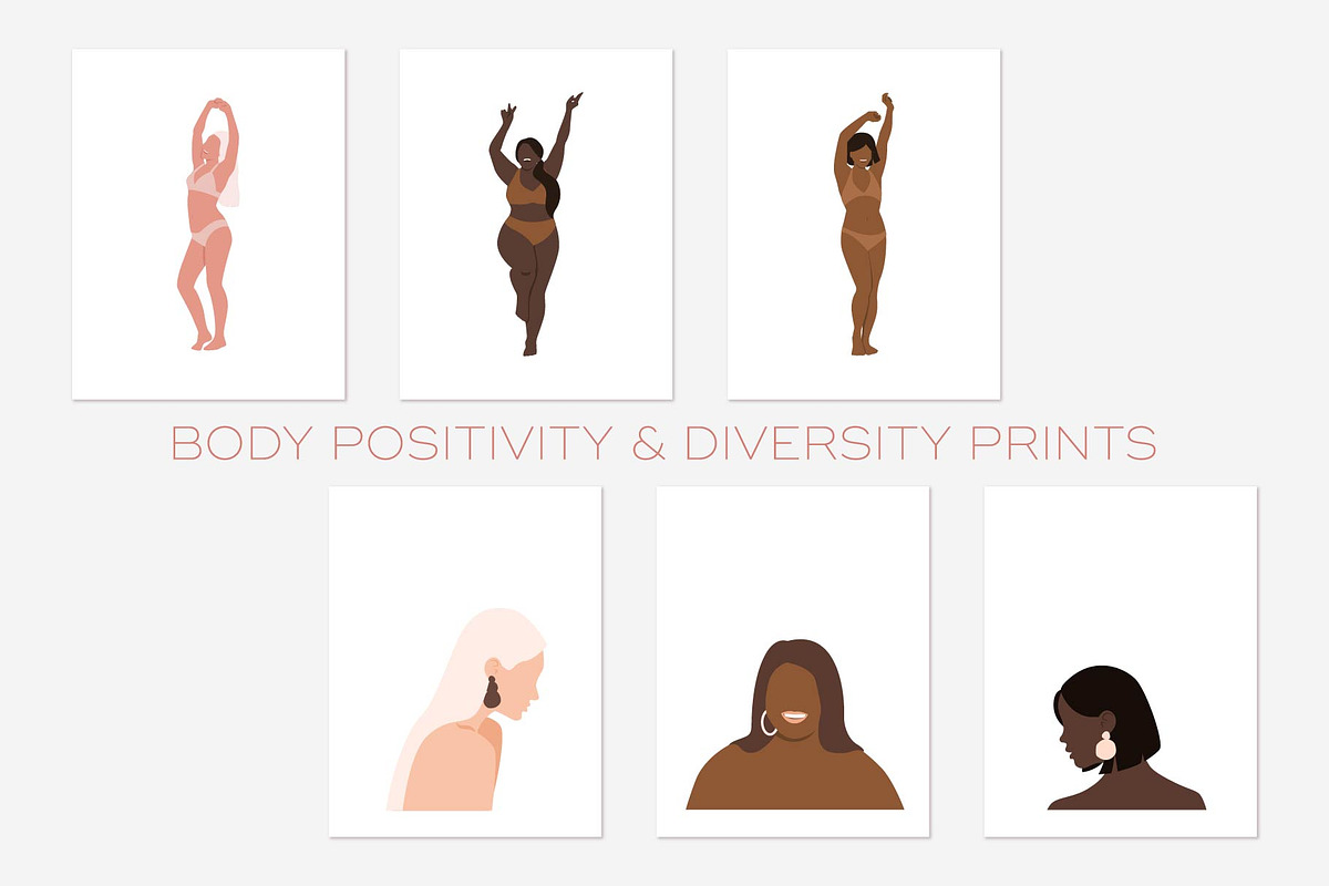 Nude Modern Diversity Collection, a Person Illustration by Minkina (Photo 2 of 6)