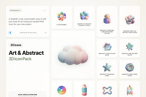 3D Art & Abstract Icons, an Emoji Icon by River Visual