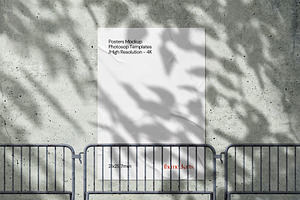 Street Urban Poster Mockup