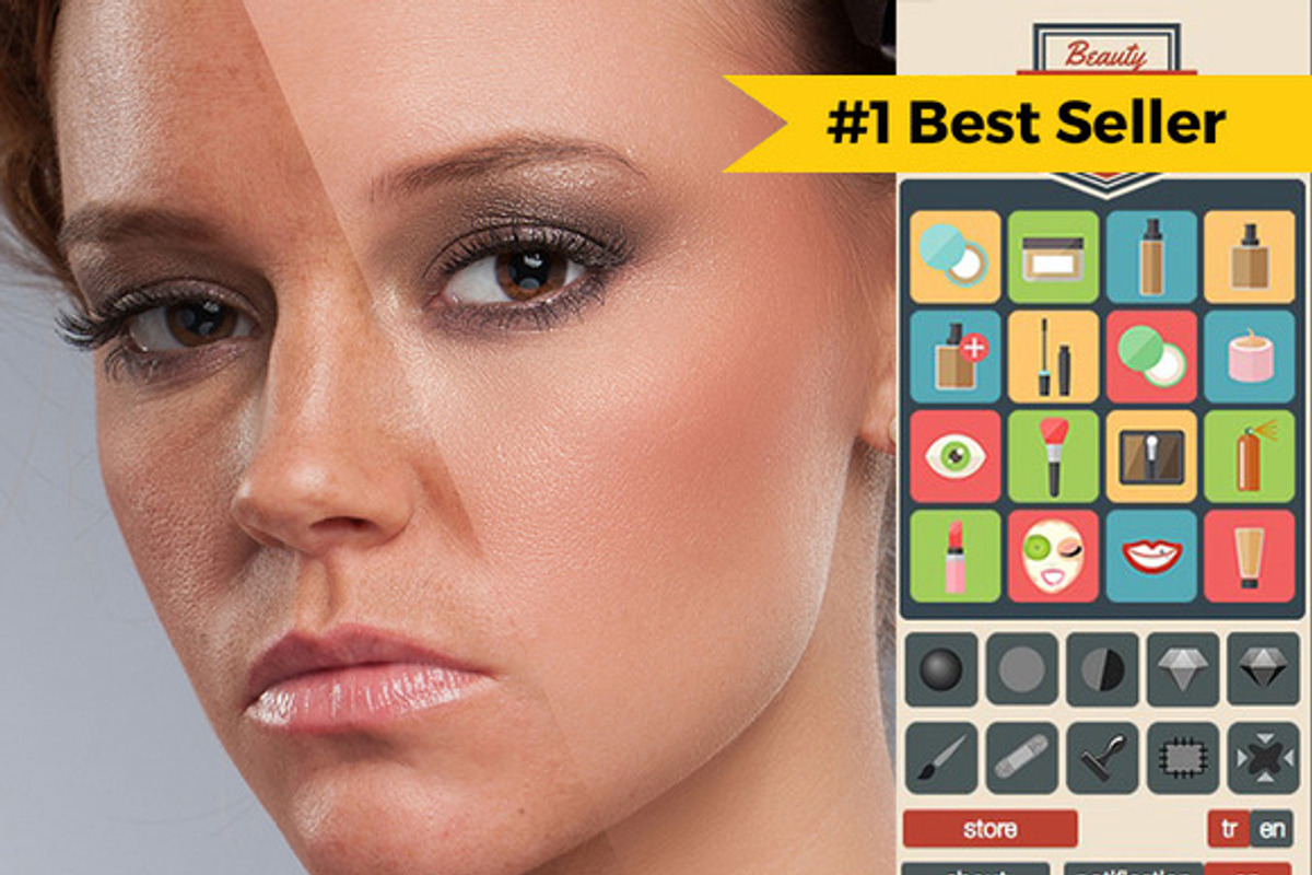 Beauty Retouching Kit v3.0 CC2020, a Plug-in Add-On by Photoshop-Store.com (Photo 1 of 6)