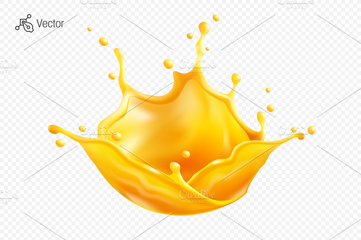 Liquid Beverage Splashes EPS PNG JPG, an Object Graphic by LoopAll (Photo 3 of 4)
