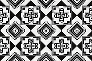 Black White Native American Pattern, a Pattern Graphic by PPEthnicDecorPattern (Thumbnail 1 of 10)