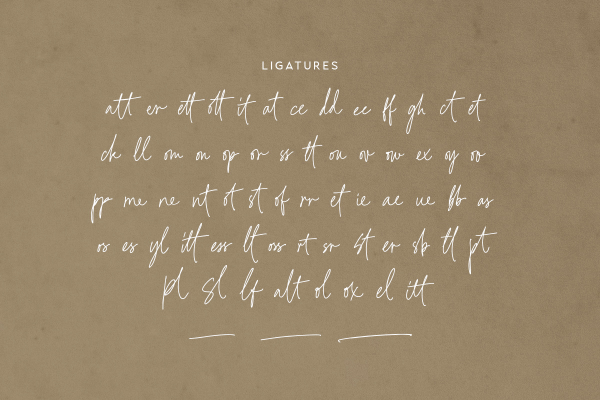 Kelly Blossom - Ligature Script, a Script Font by Sarid Ezra