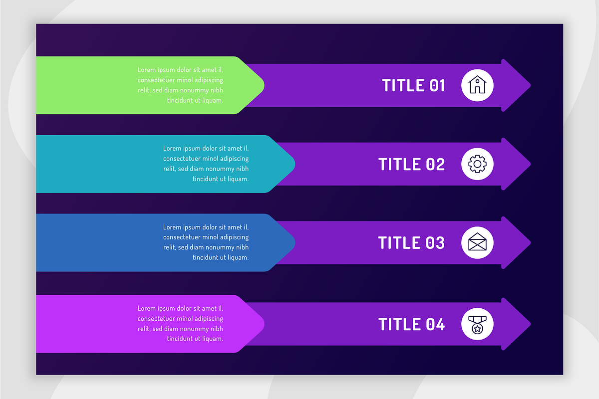 Arrows Infographic Template, a Templates & Theme by Bartama Graphic (Photo 4 of 4)