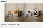 4x5 Two Frame Leaning Mockup, a Household Mockup by mockupize (Thumbnail 5 of 7)