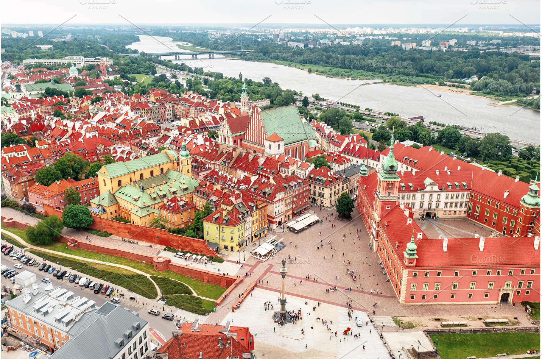 Old city in Warsaw, travel, an Architecture Photo by Nature and travel