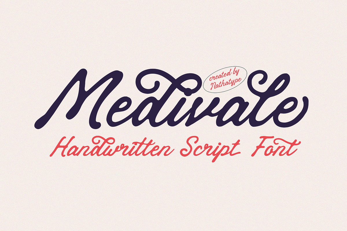Medivale, a Handwritten Font by Nathatype (Photo 1 of 11)