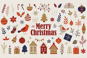 Christmas and New Year Design Kit