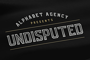 UNDISPUTED FONT DUO, a Serif Font by Alphabet Agency (Thumbnail 9 of 9)