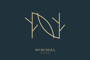 letter N logo in tree shape, a Branding & Logo Template by idesign_4u