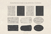 Wood Grain & Tree Texture Vector, a Texture Illustration by Seaquint (Thumbnail 4 of 5)