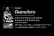 Headstone - Classic Blackletter Type, a Blackletter Font by RagamKata (Thumbnail 10 of 11)