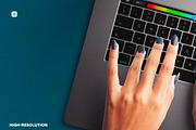 Macbook Pro 16 with Woman Hands, a Product Mockup by Custom Scene (Thumbnail 3 of 8)