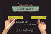 The Mood Board Wizard Brush Set, a Product Mockup by Sandra Mejia (Thumbnail 11 of 12)