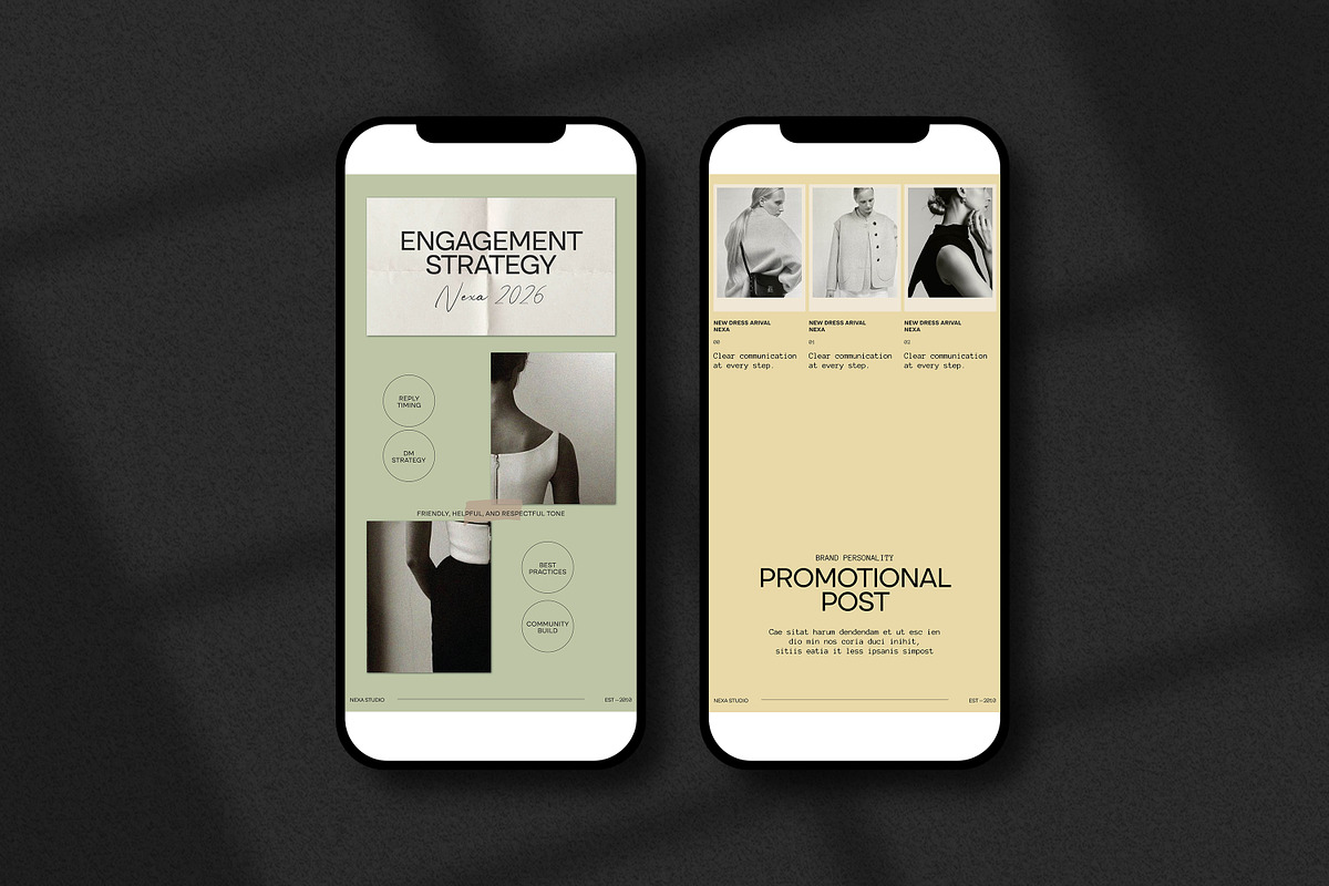 NEXA | Instagram Studio Kit, a Social Media Template by Creatiya Type (Photo 3 of 12)