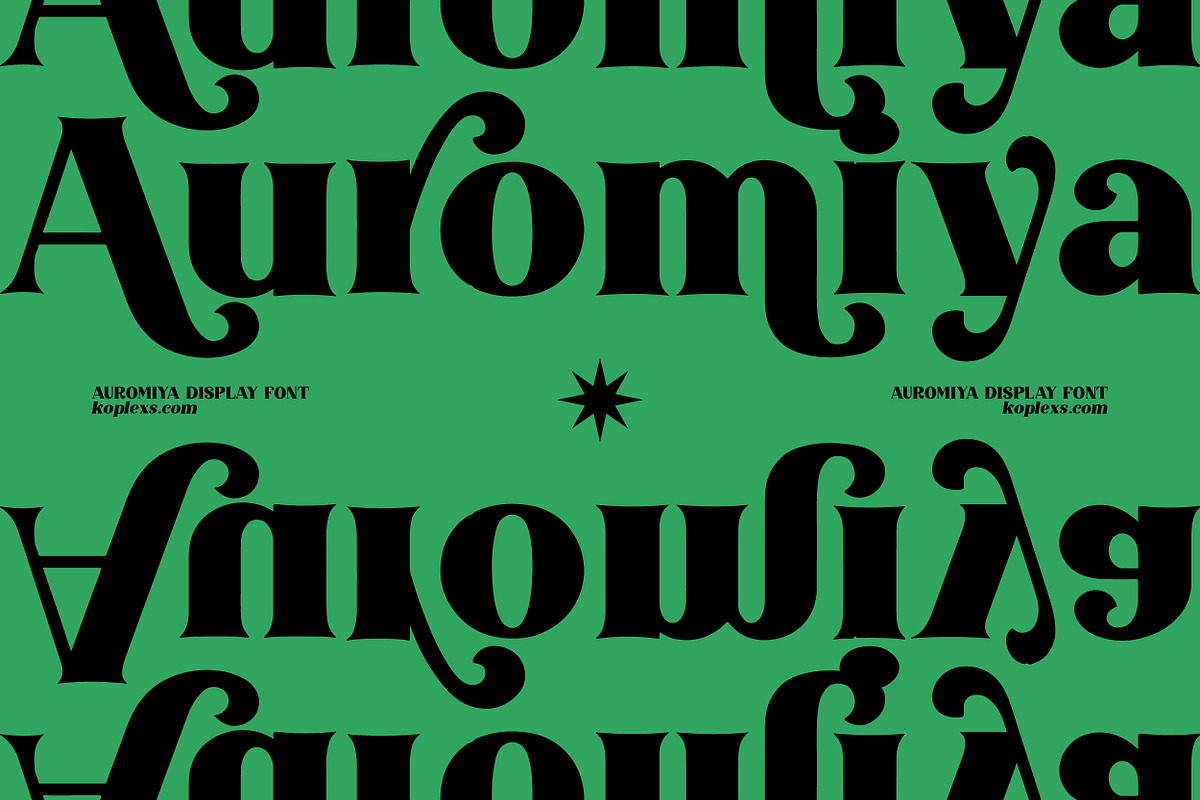 Auromiya - Modern Serif Font, a Serif Font by Koplexs Studio (Photo 2 of 13)