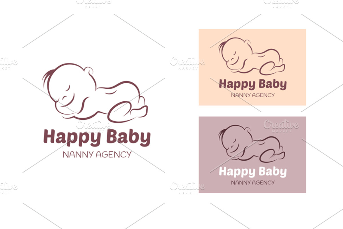 Baby logo vector templates, a Branding & Logo Template by Teneresa (Photo 1 of 2)