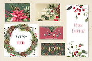 CHRISTMAS Watercolor Collection, an Illustration by Les Frolova (Thumbnail 10 of 12)