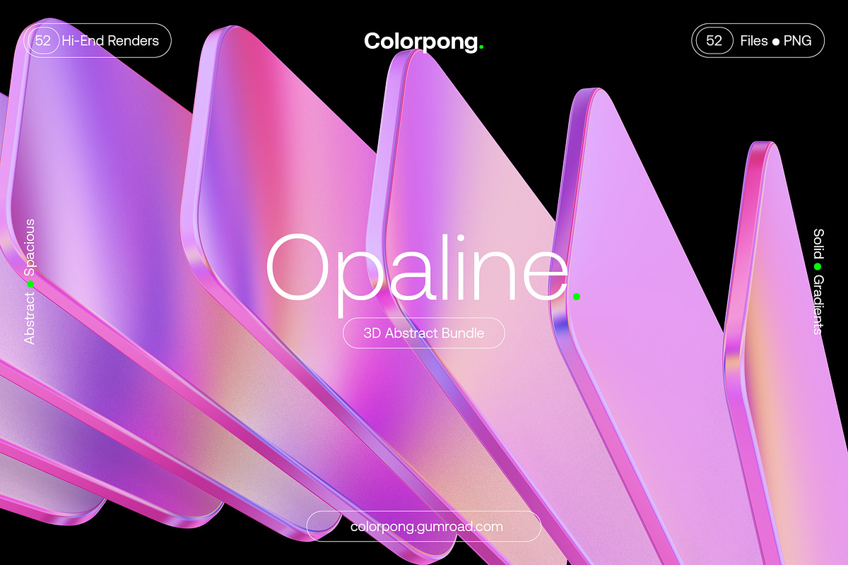 Opaline - 3D Abstract Bundle, a Graphic by Colorpong (Photo 1 of 25)