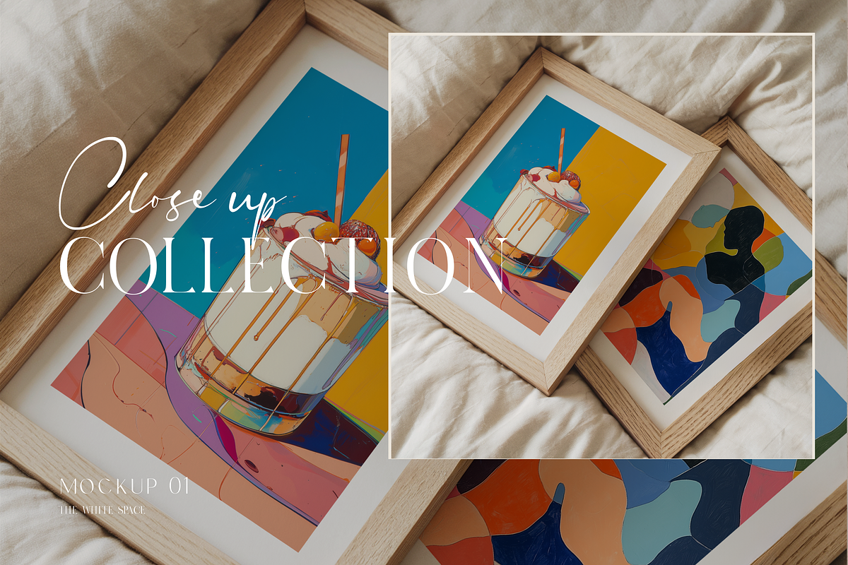 Frame Mockup Bundle - Close Ups, a Household Mockup by The White Space Co. (Photo 2 of 9)