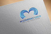 M letter Bluish Brand Logo Template, a Branding & Logo Template by arslantanoli (Thumbnail 3 of 3)