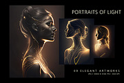 Portraits of Light, a Decorative Illustration by Digital Art Creations (Thumbnail 2 of 6)