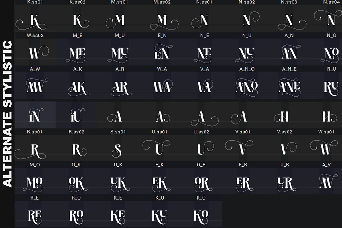 Amulan - Elegant Serif Typeface, a Serif Font by Luna Shop (Photo 3 of 6)