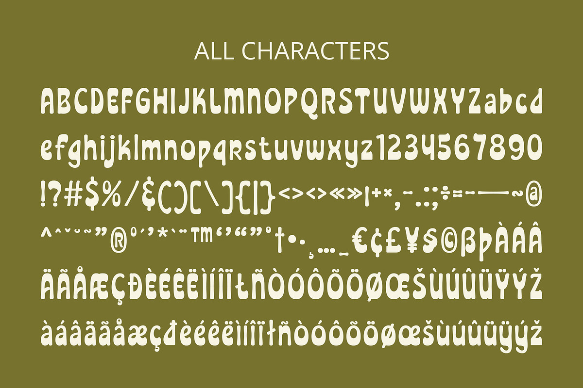 CS Quoka – Groovy Font, a Sans Serif Font by Craft Supply Co. (Photo 8 of 8)