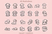 Bichon Frise SVG Illustrations, an Animal Illustration by HalieKStudio (Thumbnail 2 of 9)