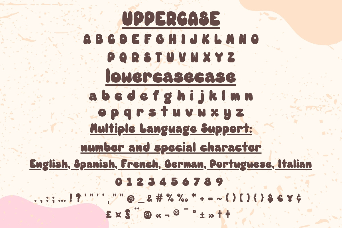 RETRO Groovy era - Handwritten, a Handwritten Font by Charmingbear59.design (Photo 5 of 5)