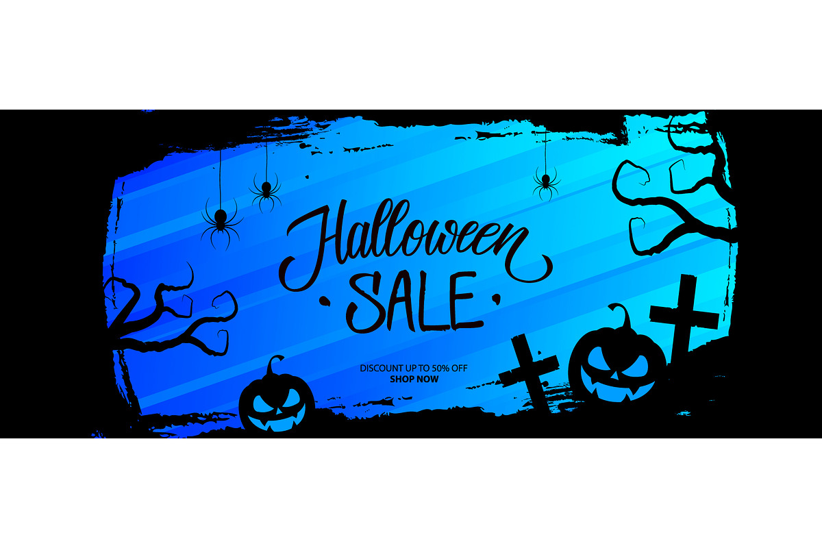Halloween Sale Graphics Set, a Seasonal Illustration by Finevector (Photo 3 of 5)