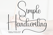 Simple Handwriting, a Handwritten Font by FreshTypeINK (Thumbnail 1 of 8)