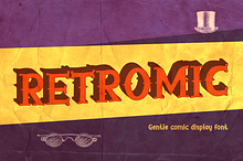 RETROMIC – Comic Display Font