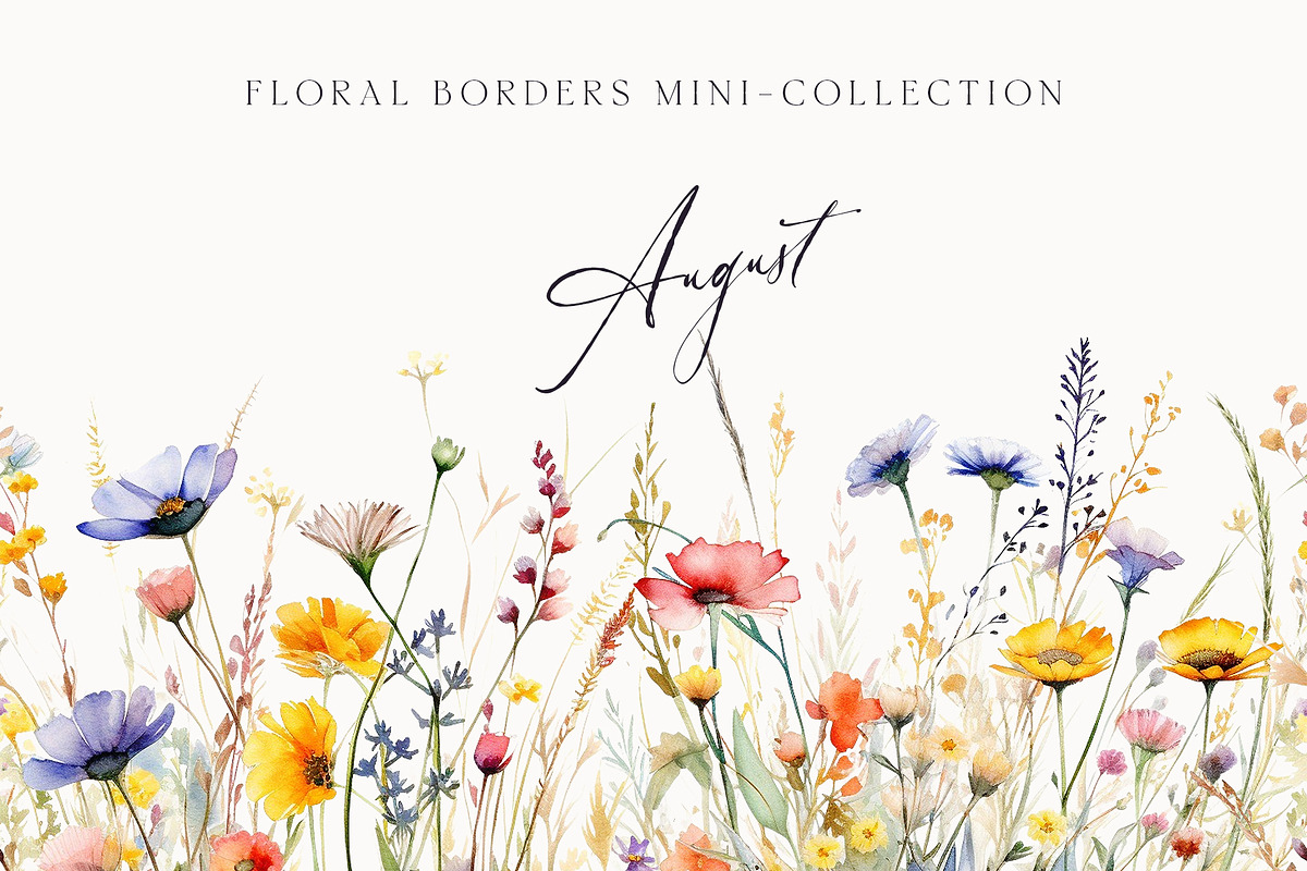 Watercolor Floral Bundle (45 in 1), a Decorative Illustration by Lana Elanor (Photo 82 of 180)