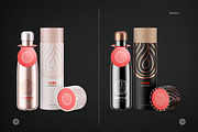 Thermos Bottle with Tube Mockup Set, a Packaging Mockup by HelenStock (Thumbnail 16 of 20)