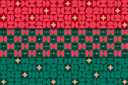 Christmas Bauhaus Seamless Pattern, a Pattern Graphic by Elena Pimukova (Thumbnail 1 of 4)